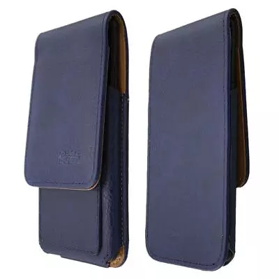 Caseroxx Flap Pouch For Xiaomi Mi 8 Lite In Blue Made Of Real Leather • $25.14