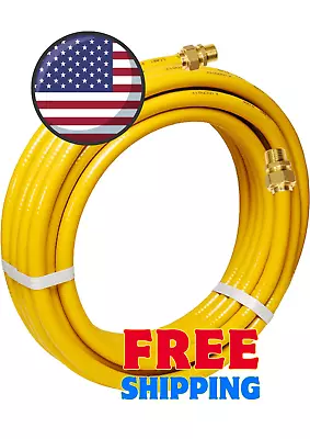 37 Ft 1/2  Flexible Natural Gas Line Pipe Propane Conversion Kit Grill Hose • $87.99