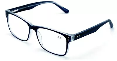 Large Men Premium Rectangular Reading Glasses Optical Frame Reader Spring Hinge • $15.95