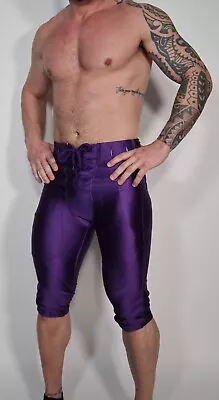 Purple Football Men's Pants Adult Large • $24.98