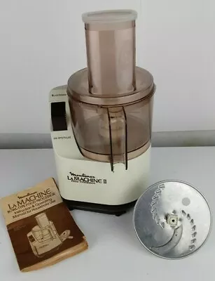 Used Vintage Moulinex La Machine II Food Processor Tested/Works Read • $40