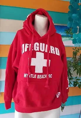 Lifeguard Unisex Sweatshirt Size S Hoodie Red Myrtle Beach Sweater  • $9