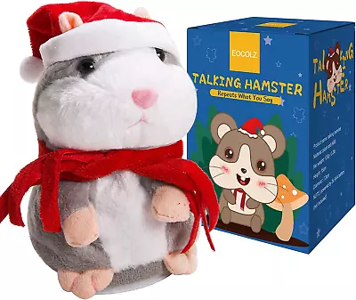 Talking Hamster Repeats What You Say Mimicry Pet Plush Buddy Electronic Mouse In • $26.99