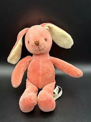 Miyim Simply Organic Cotton Dusty Rose Pink Bunny Rabbit Stuffed Animal Easter 9 • $12.88
