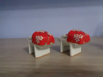 Vintage Pair Mini Geisha Sandals-Geta Sandals Salt And Pepper Shakers • £14.48