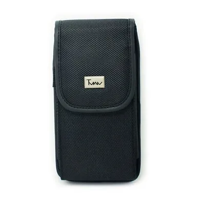 Vertical Heavy Duty Rugged Belt Loops & Clip Holster Pouch 5 X 2.44 X 0.42 Inch • $6.40