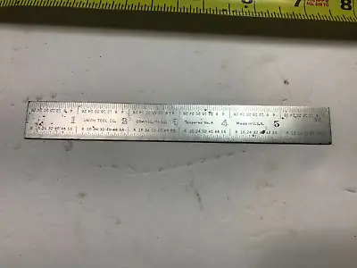 UNION TOOL CO. Steel Rule Tempered  6 Inch Rule USA • $4.99