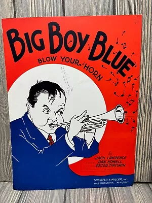 Vintage Big Boy Blue Blow Your Horn 1937 Sheet Music • $17.99