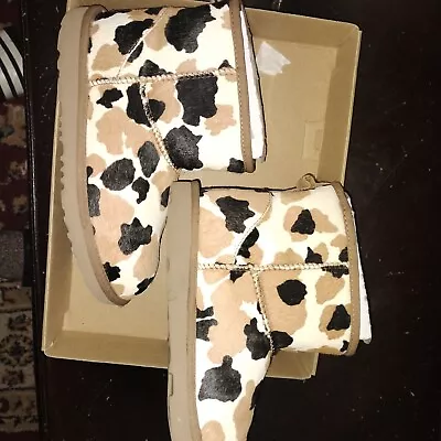 Ugg - Classic Mini Cow Printed Boots • $55