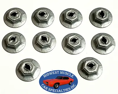 Trim Molding Clip Emblem Pal Thread Cutting Speed Nuts For Dodge Plymouth 10pc E • $9.86