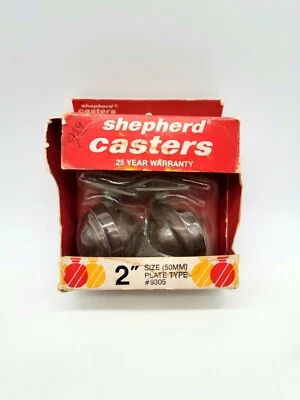 $12.95 • Buy Vintage Shepherd 2  Casters Plate Type #9305