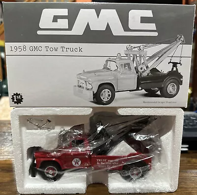 Texaco First Gear 1958 Gmc Tow Truck Wrecker Trust The Star 1/34 Diecast 18-2356 • $48.99