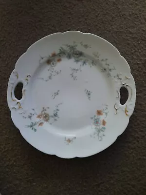 Antique Vintage Austria Habsburg Salad Plate Server Bowl Porcelain Handles Used! • $37.95