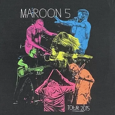 Women's Maroon 5 Tour 2015 Gray Concert T Shirt Size XL Songs About Jane Jordi • $6