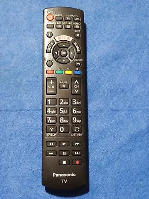 Used Genuine Panasonic TV Remote Control  N2QAYB001008 • $19.99