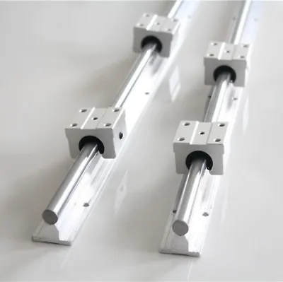 SBR12-800mm Linear Rails Supported Sliding Guide + 4X SBR12UU Block UK Stock • £27