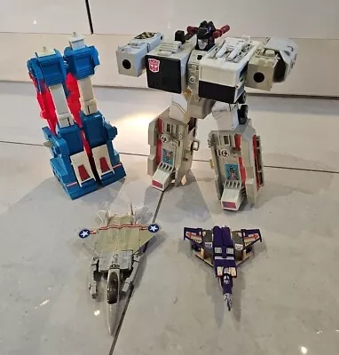 Joblot Of Assorted Retro 1980s Transformers Toys • £35