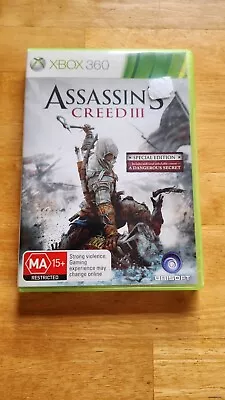 Assassins Creed III 3 Special Edition XBOX 360 - PAL • $8.30