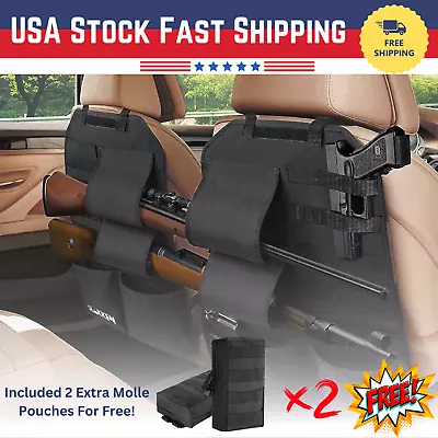 HAKKEN Truck Gun Storage Tactical Car Seat Back Holder Rack Organizer • $22.49