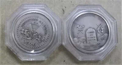 $44.95 • Buy 1976 Tombstone Arizona Territory  Civil War  Heldorado Days Silver Medal
