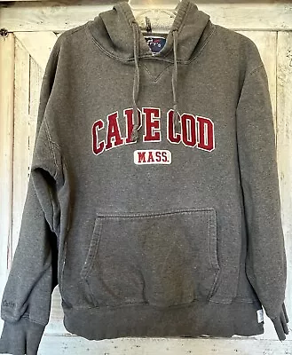 Vintage Cuffys Of Cape Cod Men’s Cape Cod Mass Hoodie Embroidered Size Large • $21.95