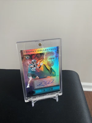 $190 • Buy Tim Tebow 2021 Illusions Trophy Collection Auto #/10