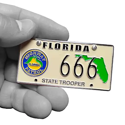BL2-009B FHP Florida Highway Patrol State Police Zombie License Plate Challenge • $19.99