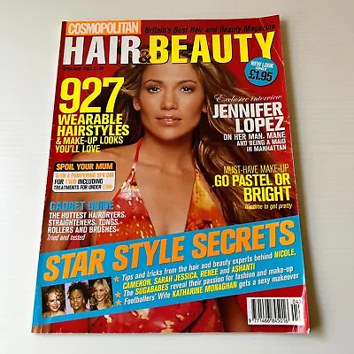 Cosmopolitan Hair & Beauty UK Magazine April/May 2003 Jennifer Lopez Scarce • $49.90