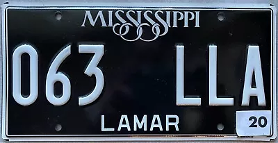 2020 EXPIRED Mississippi License Plate • $39