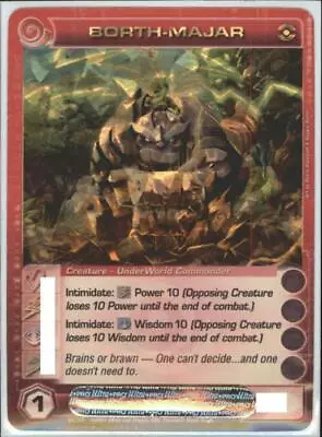 2x (CDP-030-RNDM) Borth-Majar (Random Stats) (SR) Chaotic Premium Pack Foil Card • $1.07