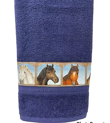 HORSE Hand Towel  Equestrian Cowgirl  CAMPER HOME  HANDMADE • $14.99