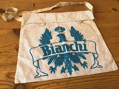 £55 • Buy Vintage Bianchi Cycling Musette Bag, Circa 1970s, Beekay Products, Cotton