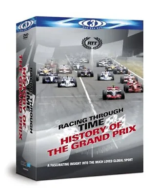 Racing Through Time: History Of The Grand Prix DVD (2010) Cert E 3 Discs • £4.05