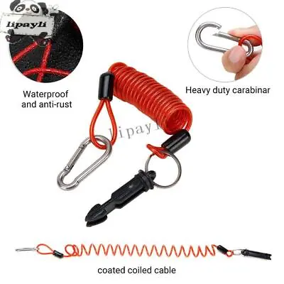 Trailer Safety Electric Breakaway Cable Brake Away Switch For Caravan Camper Car • $15.39