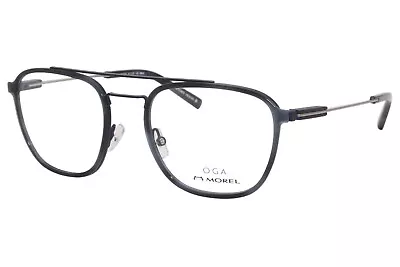 New Morel OGA 10131O BB05 Square Blue Eyeglasses Authentic • $134