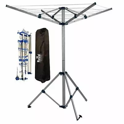 £36.99 • Buy Royal Portable Aluminium Clothes Line Camping Caravan Washing Airer Dryer
