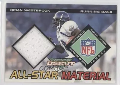 2002 Topps Debut All-Star Materials Brian Westbrook #AM-BW Rookie RC • $3.41