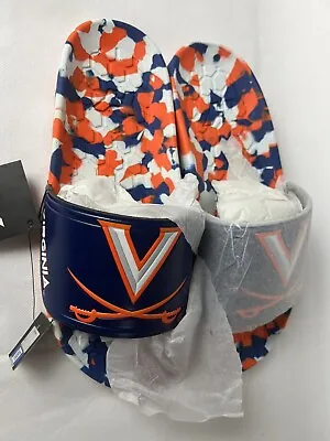 Virginia Cavaliers Sandals Sliders Size Mens 8 Women 10  NEW • $5.99