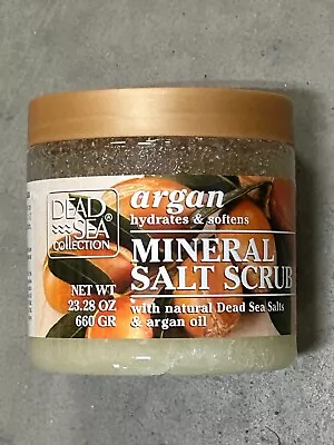 Dead Sea Collection Argan Mineral Salt Scrub Moisturizes & Nourishes 23.28 OZ • $19.99