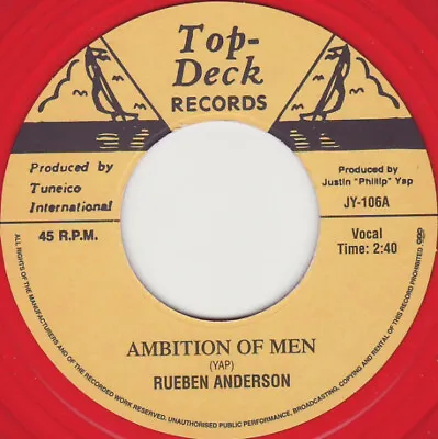 £11.95 • Buy NEW- REUBEN ANDERSON- Ambition Of Men/ ROLAND ALPHONSO- Non-stop - JY-106