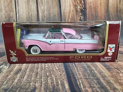 Road Legends 1955 Ford Fairlane Crown Victoria Diecast 1:18 Pink • $24.77