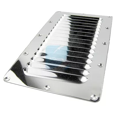 Stainless Steel Vent Boat Marine Louvered Air Vent Rectangular Cover With Screws • $11.55