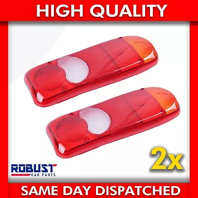 2x Rear Tail Light Lens Eclipse Teardrop For Nissan Cabstar 20745060 (2007-2014) • $25.59