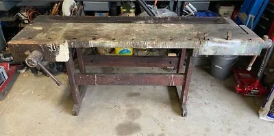 Antique Cabinet Maker Carpenter Woodworking Work Bench • $799.99