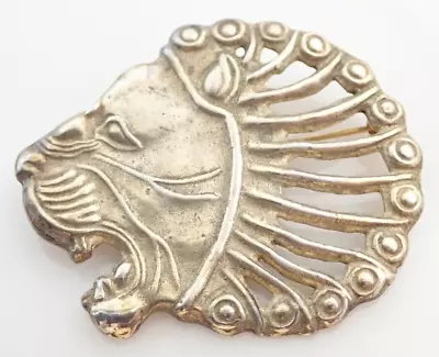 MMA Metropolitan Museum Of Art Signed Lion Head Brooch Pin • $24.99