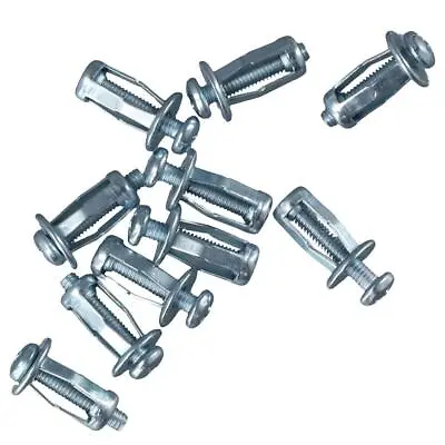 10 Pieces Hollow Metal Cavity Fixing Hollow Door Anchor Hollow Wall Anchors • £4.18