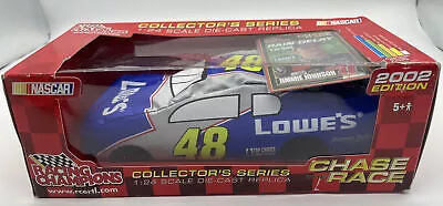 $24 • Buy JIMMIE JOHNSON #48 1/24 LOWE'S RAIN DELAY Racing Champions Car Cover 2002 Chase