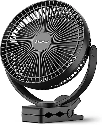 10000mAh Clip On Fan Battery Operated USB Fan With Clip 8-Inch Portable Desk • $93.89