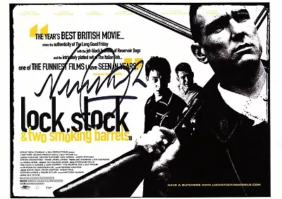 £34.99 • Buy Vinnie Jones Hand Signed Lock Stock And Two Smoking Barrels Poster