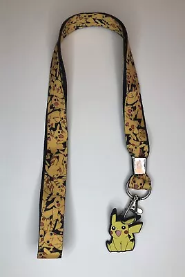 Pokemon Pikachu Lanyard Rubber Charm • $12.50